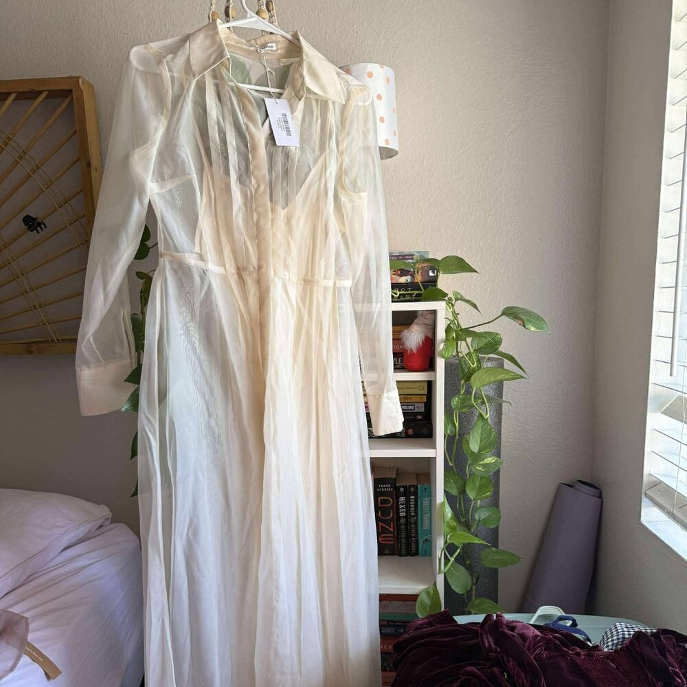 Reformation Andria Dress Ivory - Size 6